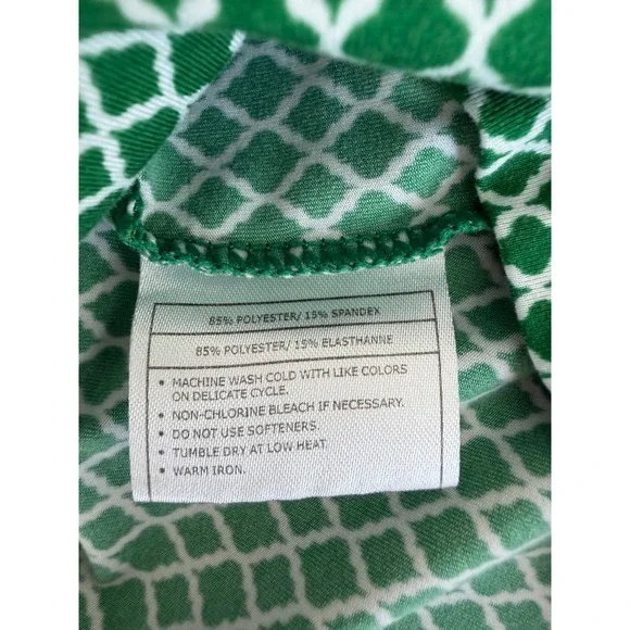 AriatTEK Cold Series Womens Medium Green Geometric Quarter Zip Base Layer Top - Picture 7 of 8